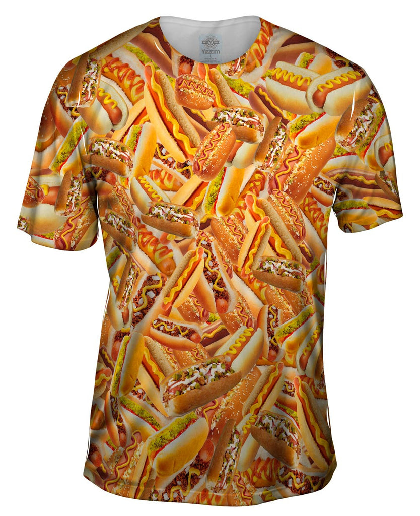 hot dog dress shirt Custom Face Hot Dog Hawaiian Shirt For Men