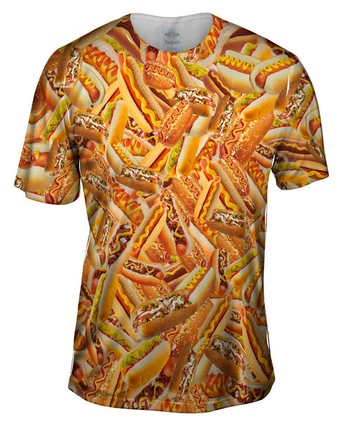 Hot Dog Shower Mens T-Shirt