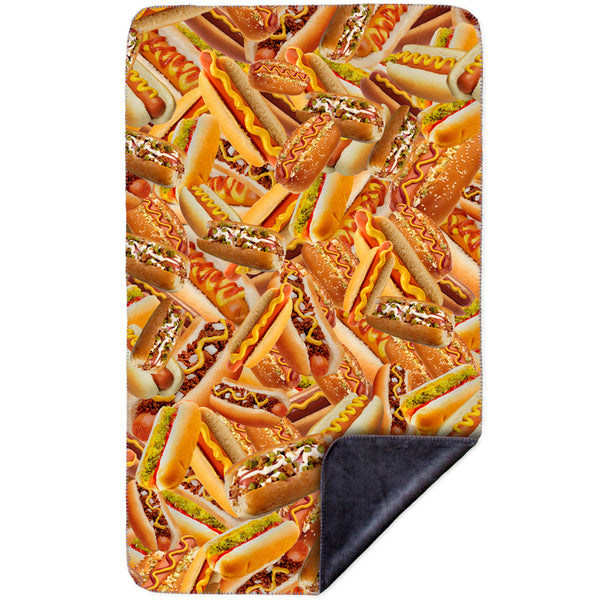 Hot Dog Shower&nbsp;MicroMink(Whip Stitched) Grey