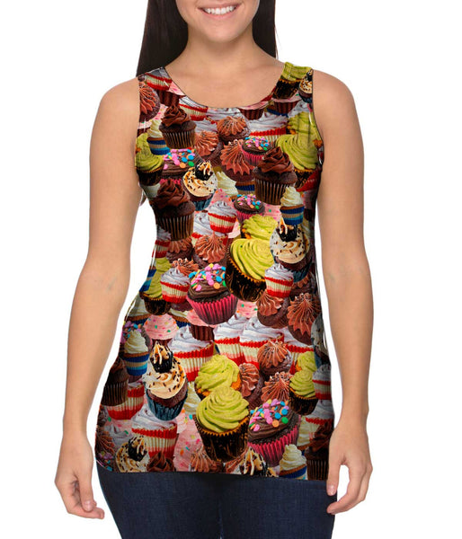 Cup Cake Galore Womens Tank Top