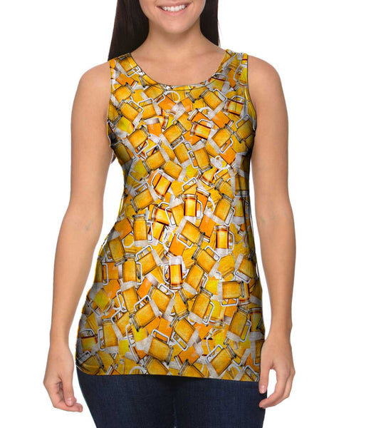 Beer Pubs All Night Womens Tank Top