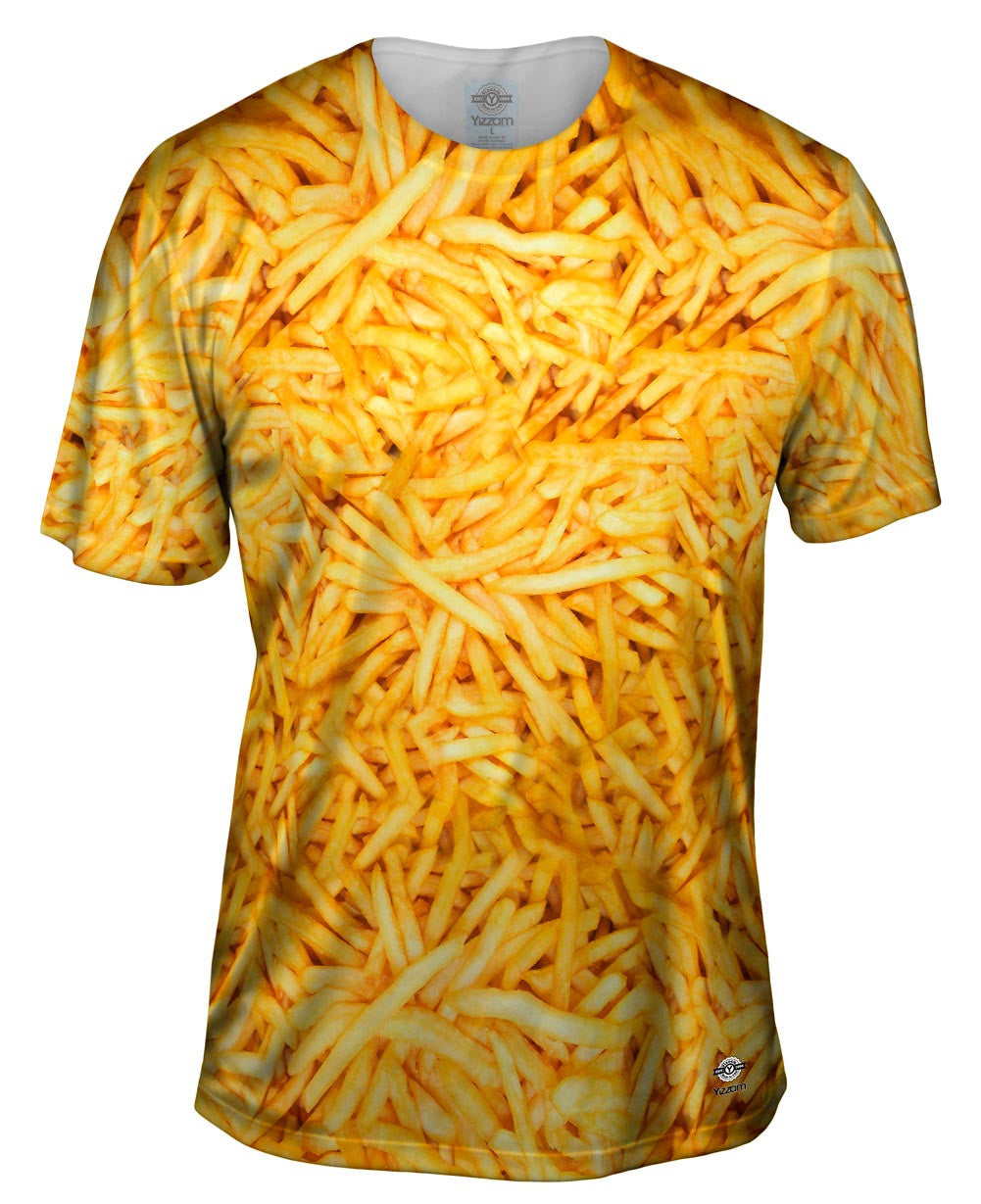 T*3様 KLASH FRANZY French Fry Frenzy Mens T-Shirt | Yizzam