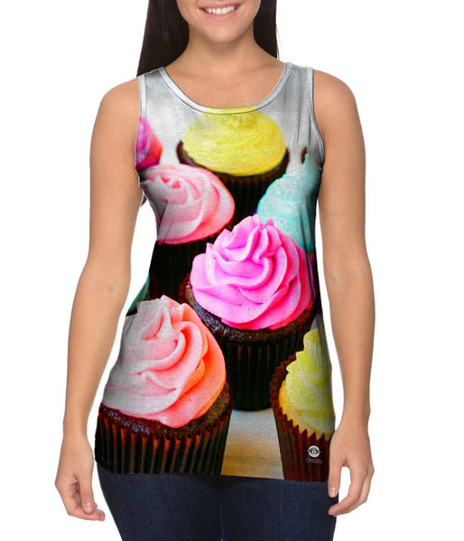 Cupcake Sweetheart Womens Tank Top
