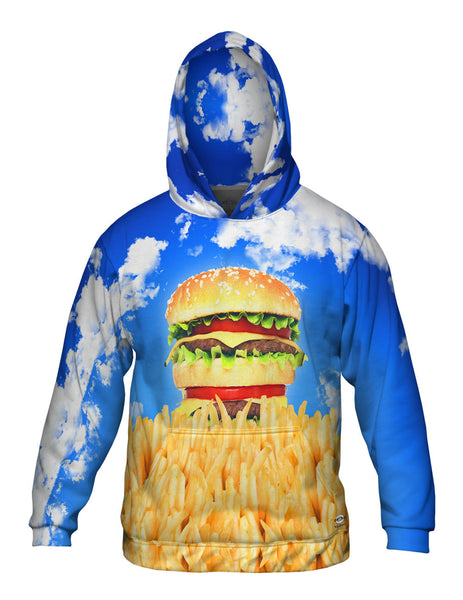 Burger Fry Sunrise Mens Hoodie Sweater