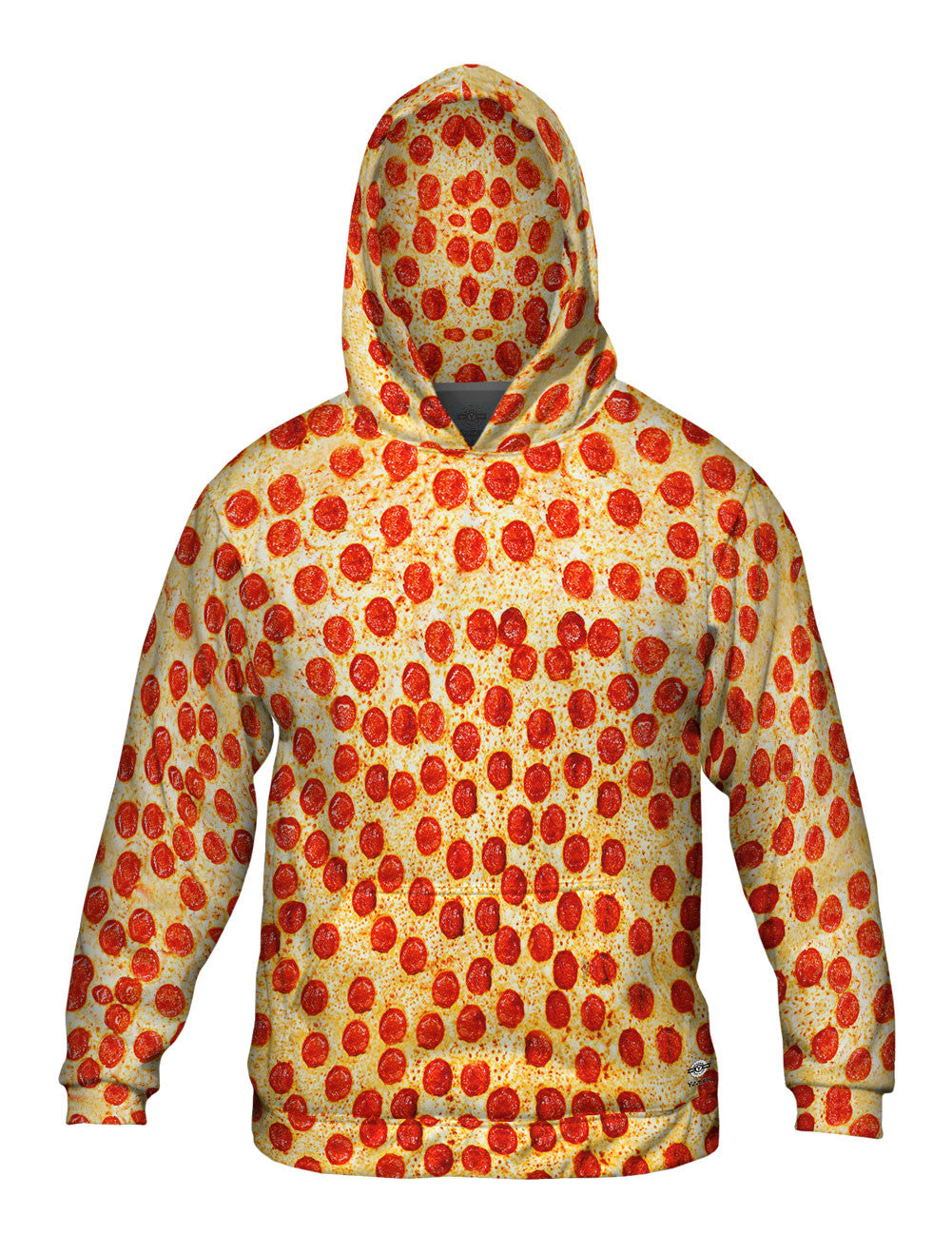 Pepperoni Pizza Mens Hoodie Sweater | Yizzam
