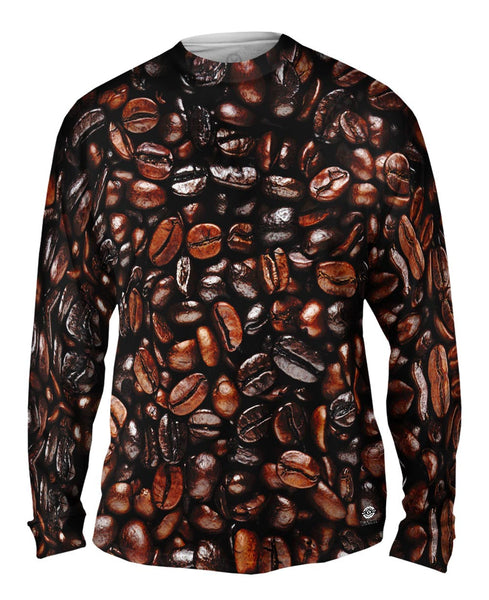 Coffee Bean Morning Mens Long Sleeve