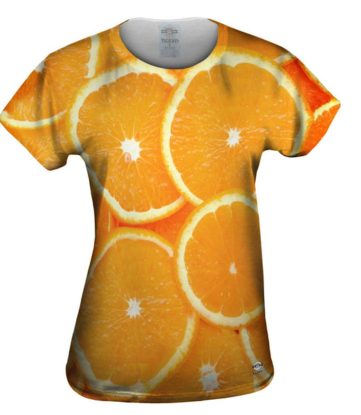 Fresh Sliced Oranges Womens Top