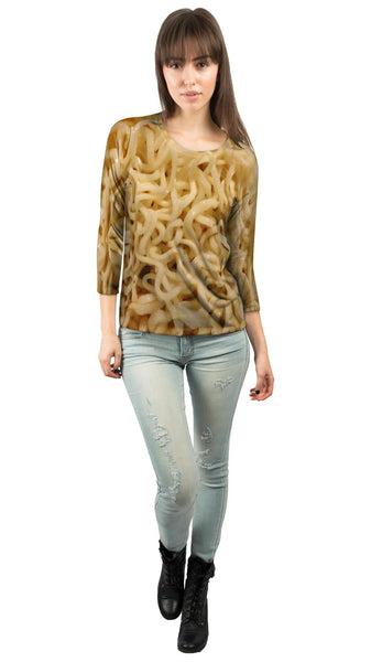 Ramen Noodle Rockstar Womens 3/4 Sleeve