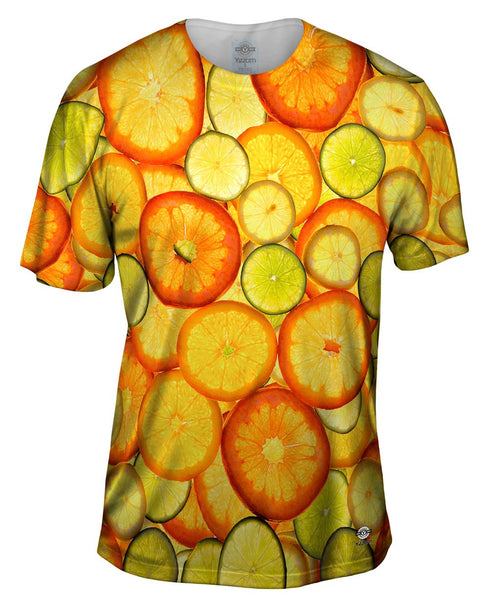 Citrus Fruits Mens T-Shirt | Yizzam
