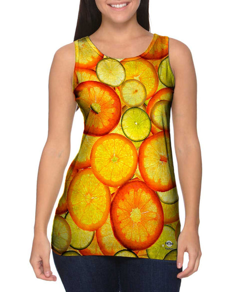 Citrus Fruits Womens Tank Top