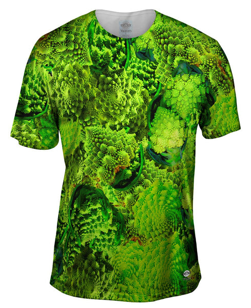 Fractal Broccoli Mens T-Shirt