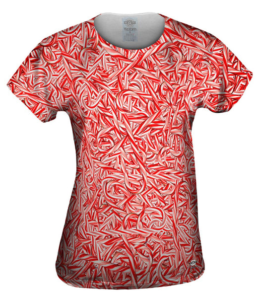 All You Can Eat Candy Canes Womens Top