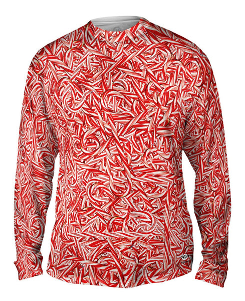 All You Can Eat Candy Canes Mens Long Sleeve