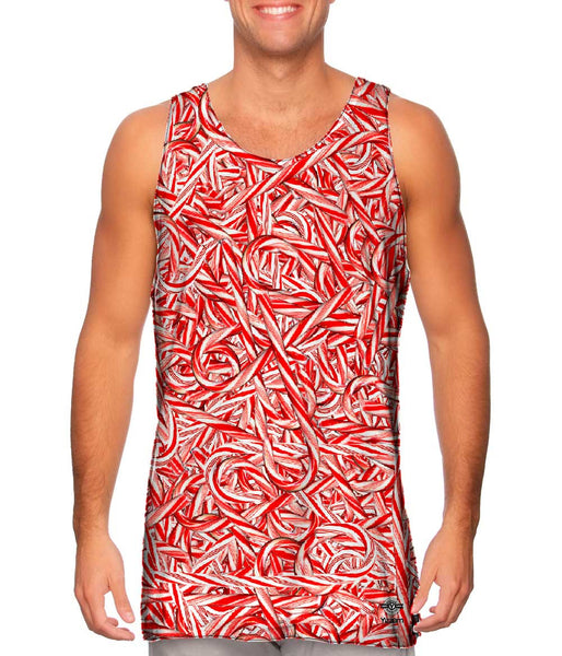 All You Can Eat Candy Canes Mens Tank Top