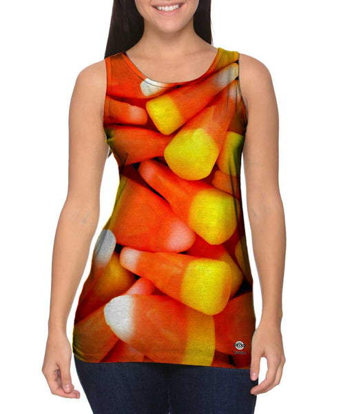 Candy Corn Womens Tank Top