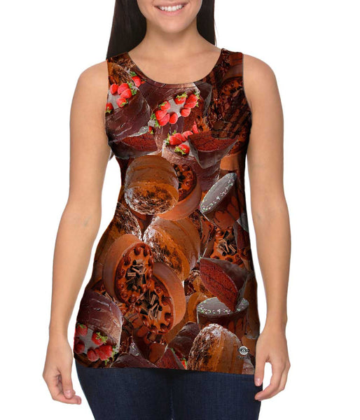 Chocolate Cake Jumbo Womens Tank Top
