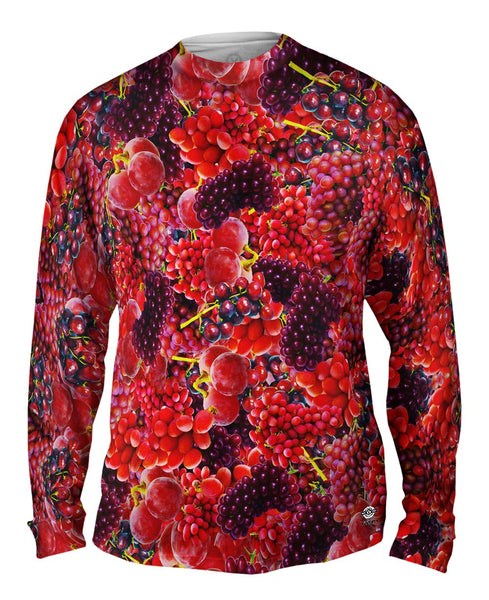 Red Grapes Jumbo Mens Long Sleeve