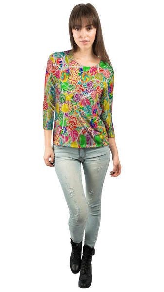 Lollipop Jumbo&nbsp;Womens 3/4 Sleeve
