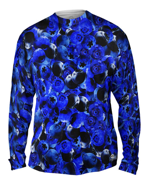 Blueberries Jumbo Mens Long Sleeve