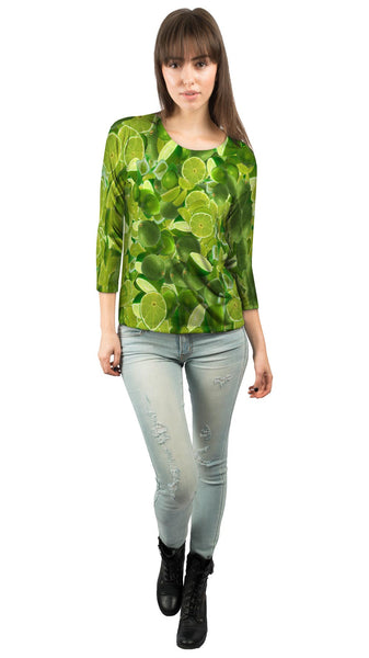 Limes Jumbo&nbsp;Womens 3/4 Sleeve