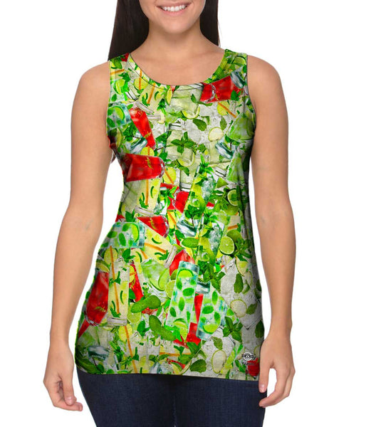 Mojito Afternoon Jumbo Womens Tank Top
