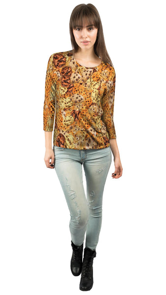 Chocolate Chip Cookie Jumbo Womens 3/4 Sleeve