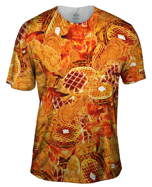 Southern Chicken And Waffles Mens T-Shirt
