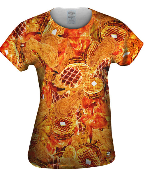 Southern Chicken And Waffles Womens Top