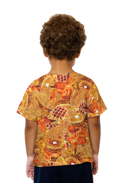 Kids Southern Chicken And Waffles Kids T-Shirt