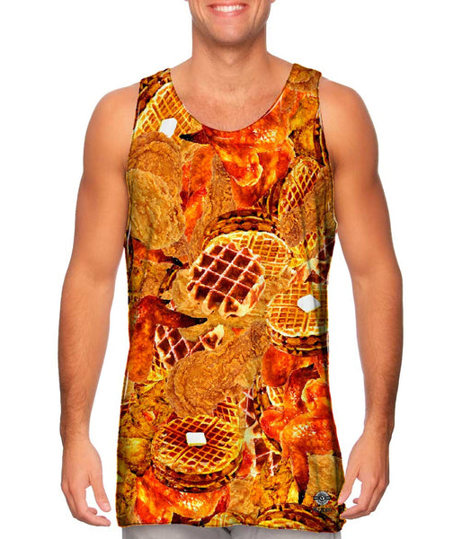 Southern Chicken And Waffles Mens Tank Top | Yizzam