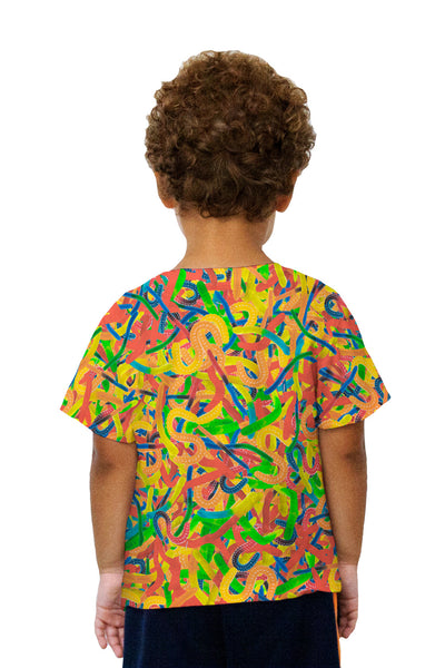 Kids Gummy Worm Time Jumbo Kids T-Shirt