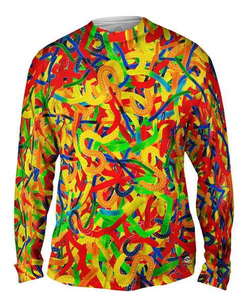 Gummy Worm Time Jumbo Mens Long Sleeve