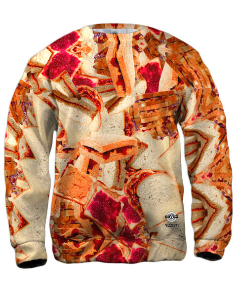 Peanut Butter Jelly Lunch Mens Sweatshirt