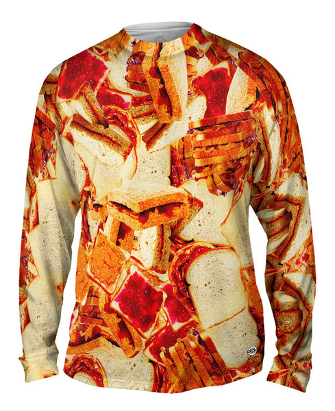 Peanut Butter Jelly Lunch Mens Long Sleeve