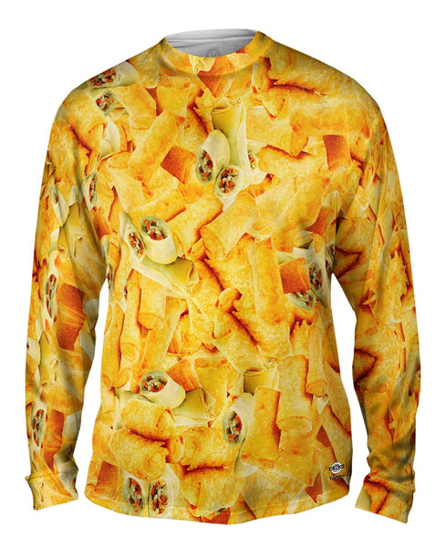 Chinese Spring Roll Take Out Mens Long Sleeve