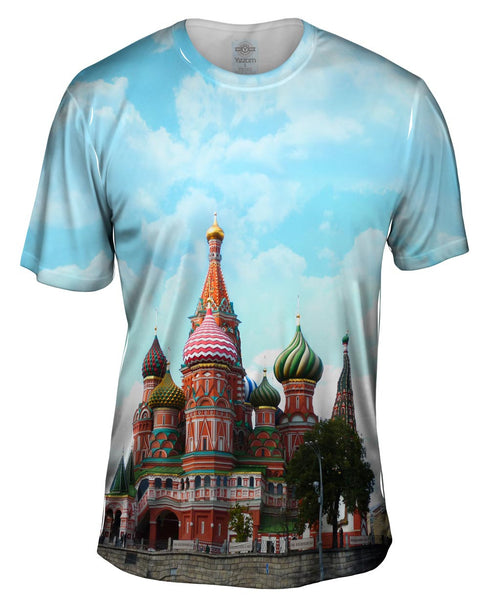 St Basils Cathedral Moscow Mens T-Shirt