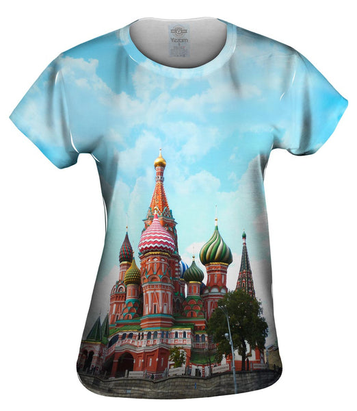 St Basils Cathedral Moscow Womens Top