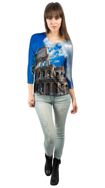 Coliseum Rome Womens 3/4 Sleeve