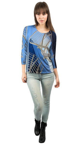 Abstract Structure Canada Womens 3/4 Sleeve