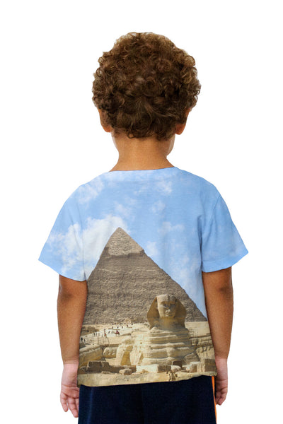 Kids Sphinx And Pyramid Egypt Kids T-Shirt