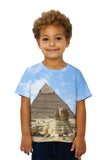 Kids Sphinx And Pyramid Egypt