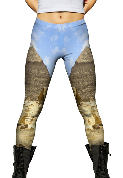Sphinx And Pyramid Egypt Womens Leggings