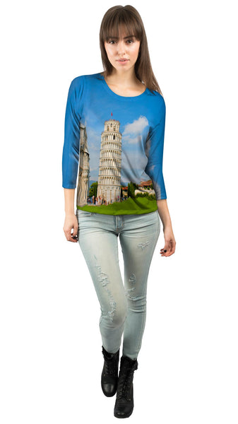 Tower Of Pisa Italy&nbsp;Womens 3/4 Sleeve