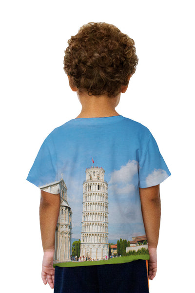 Kids Tower Of Pisa Italy Kids T-Shirt