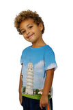 Kids Tower Of Pisa Italy
