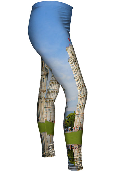Tower Of Pisa Italy Womens Leggings