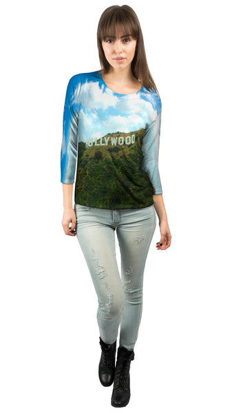Hollywood Sign&nbsp;Womens 3/4 Sleeve