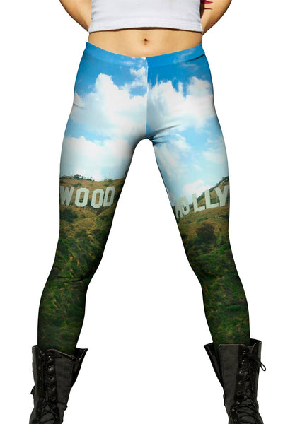 Hollywood Sign Womens Leggings
