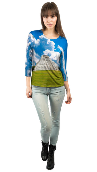 Chichen Itza Mexico Womens 3/4 Sleeve