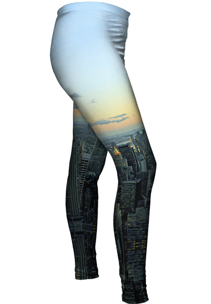 Empire State New York Sunset Womens Leggings